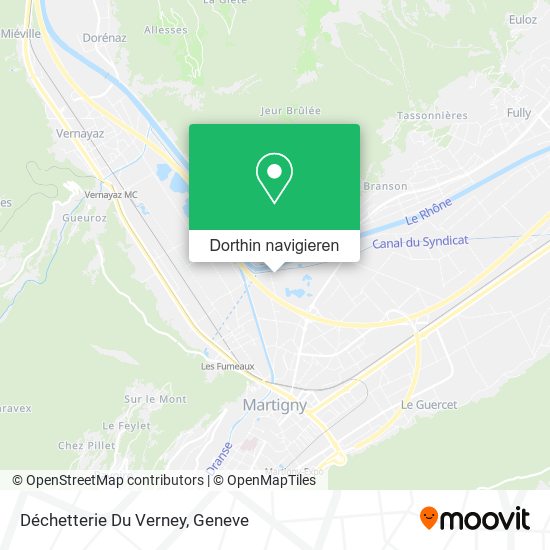 Déchetterie Du Verney Karte