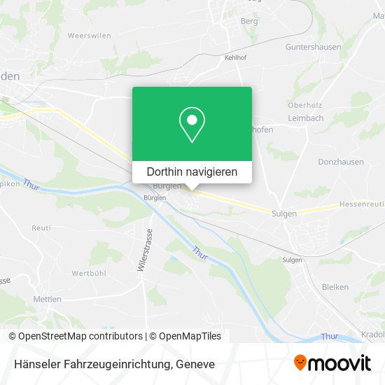 Hänseler Fahrzeugeinrichtung Karte