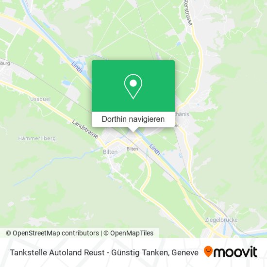 Tankstelle Autoland Reust - Günstig Tanken Karte