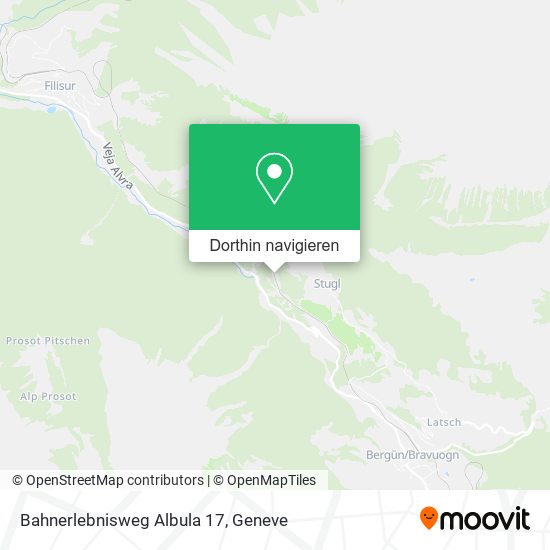 Bahnerlebnisweg Albula 17 Karte
