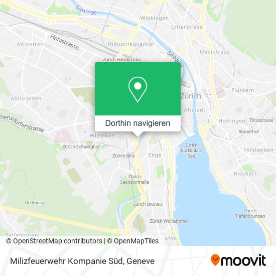 Milizfeuerwehr Kompanie Süd Karte