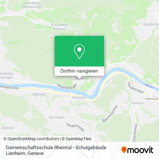 Gemeinschaftsschule Rheintal - Schulgebäude Lienheim Karte
