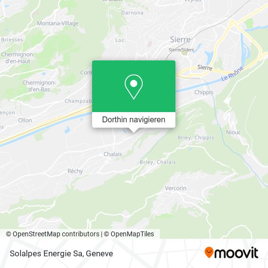 Solalpes Energie Sa Karte