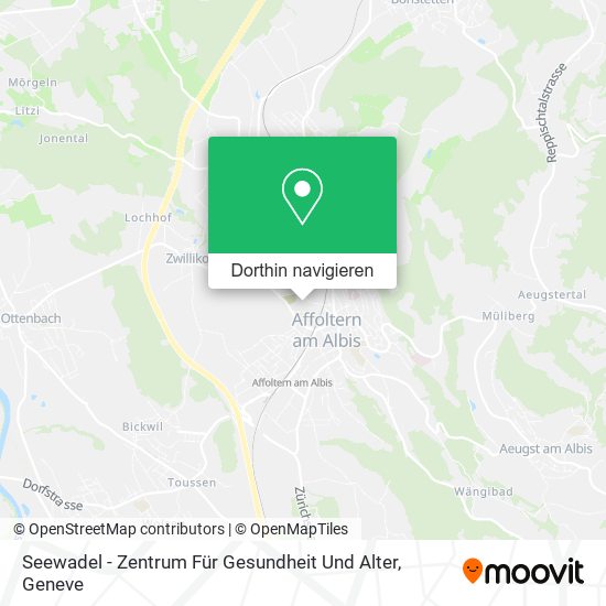 Seewadel - Zentrum Für Gesundheit Und Alter Karte