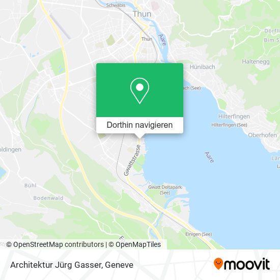 Architektur Jürg Gasser Karte