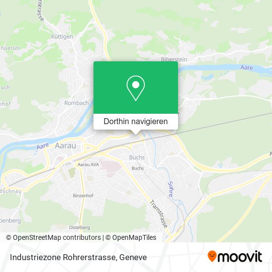 Industriezone Rohrerstrasse Karte