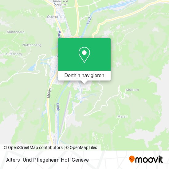Alters- Und Pflegeheim Hof Karte