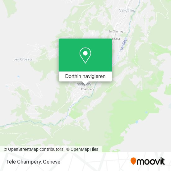 Télé Champéry Karte