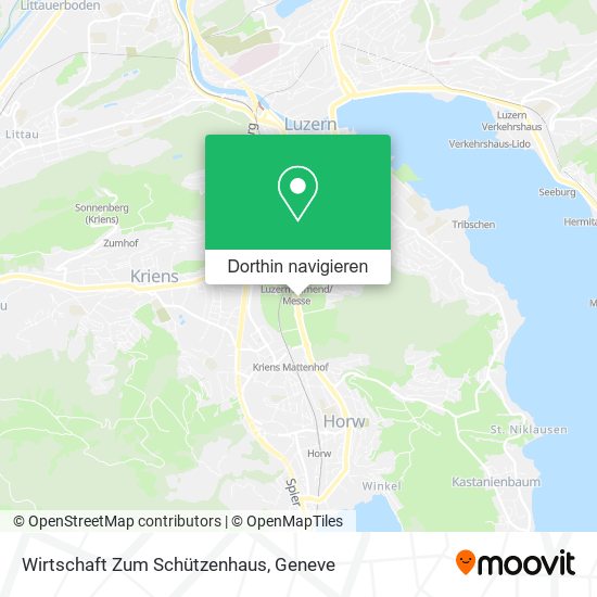 Wirtschaft Zum Schützenhaus Karte