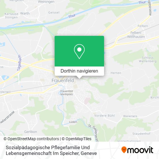 Sozialpädagogische Pflegefamilie Und Lebensgemeinschaft Im Speicher Karte