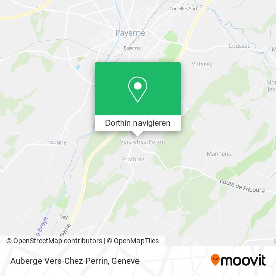 Auberge Vers-Chez-Perrin Karte
