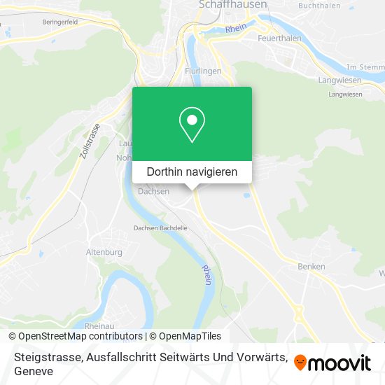 Steigstrasse, Ausfallschritt Seitwärts Und Vorwärts Karte