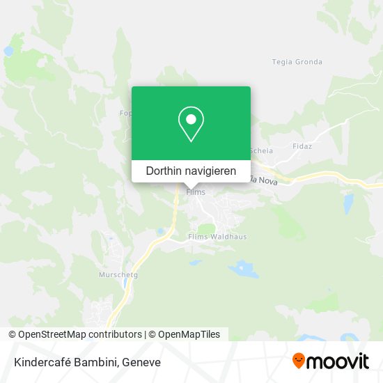 Kindercafé Bambini Karte