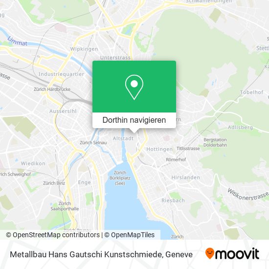 Metallbau Hans Gautschi Kunstschmiede Karte