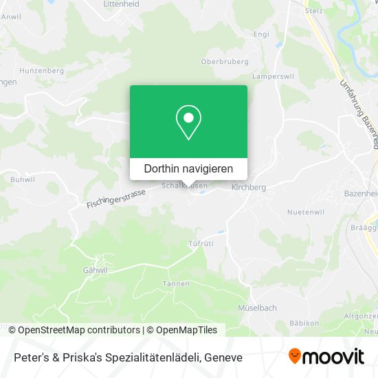 Peter's & Priska's Spezialitätenlädeli Karte