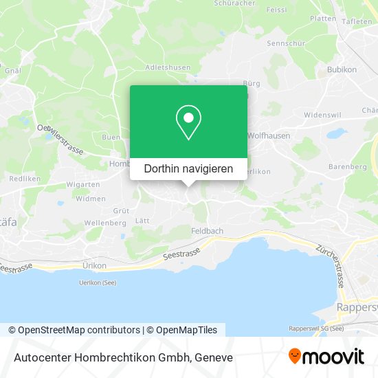 Autocenter Hombrechtikon Gmbh Karte