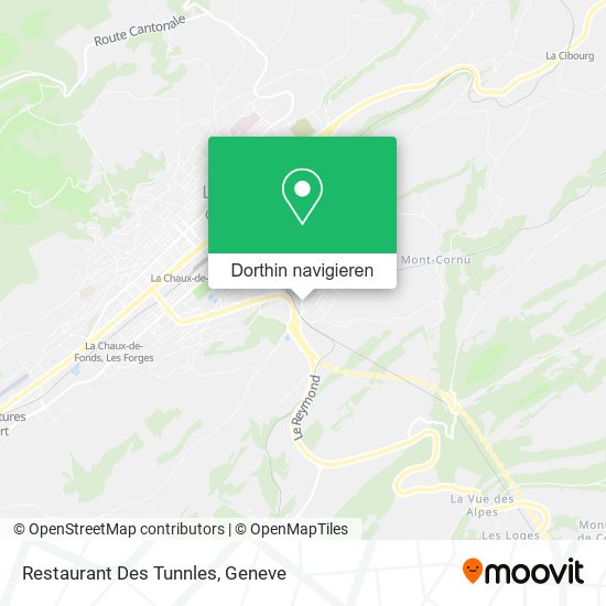 Restaurant Des Tunnles Karte
