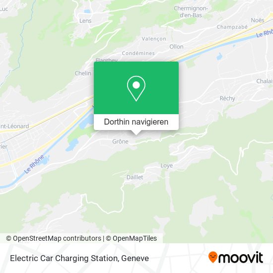 Electric Car Charging Station Karte
