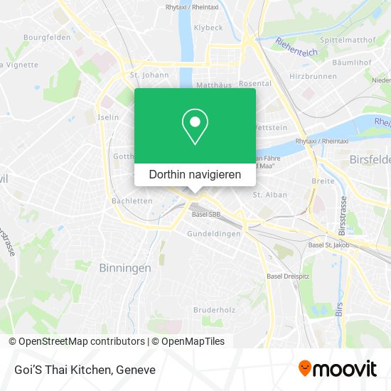 Goi’S Thai Kitchen Karte