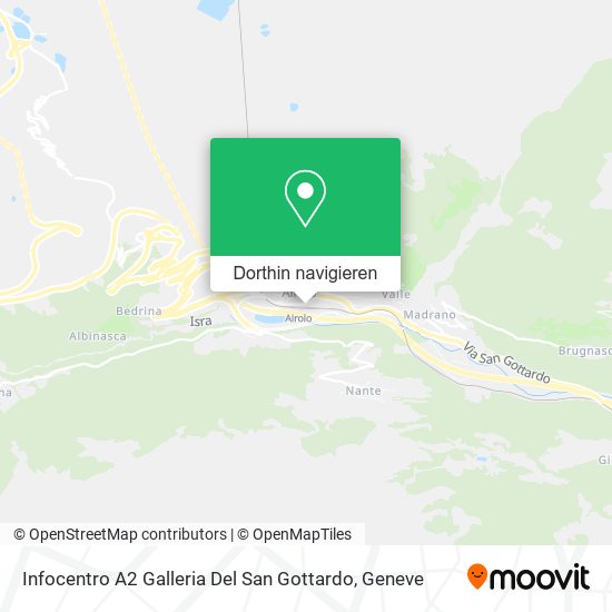 Infocentro A2 Galleria Del San Gottardo Karte