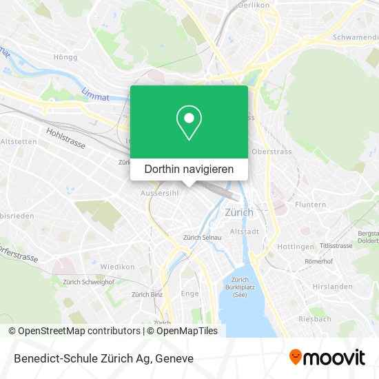Benedict-Schule Zürich Ag Karte