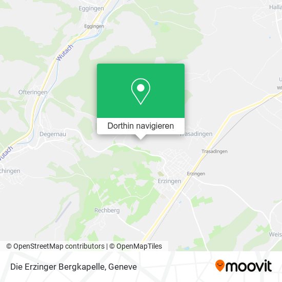 Die Erzinger Bergkapelle Karte