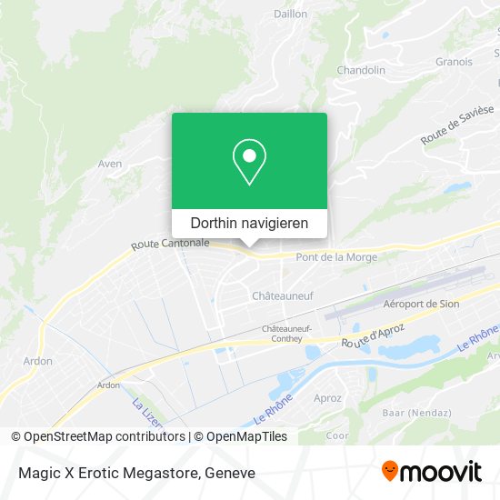Magic X Erotic Megastore Karte