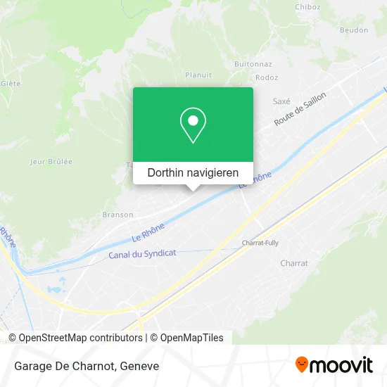 Garage De Charnot Karte