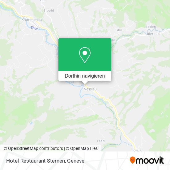 Hotel-Restaurant Sternen Karte