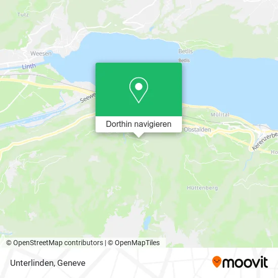 Unterlinden Karte