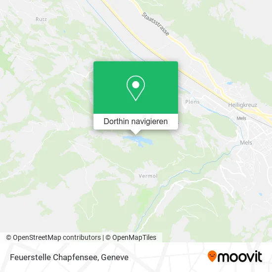 Feuerstelle Chapfensee Karte
