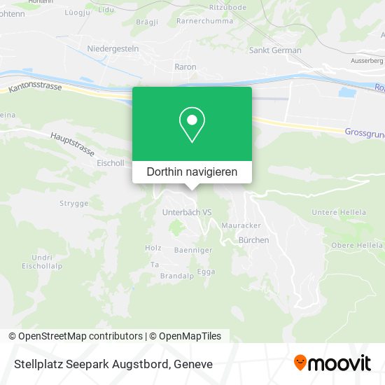 Stellplatz Seepark Augstbord Karte