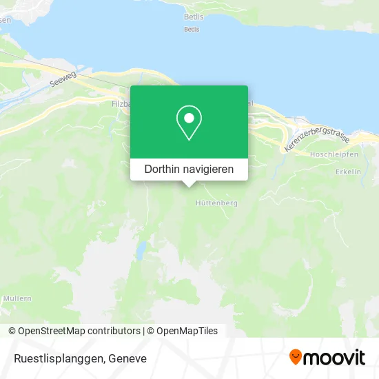 Ruestlisplanggen Karte