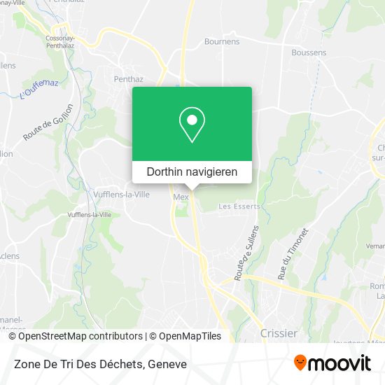 Zone De Tri Des Déchets Karte