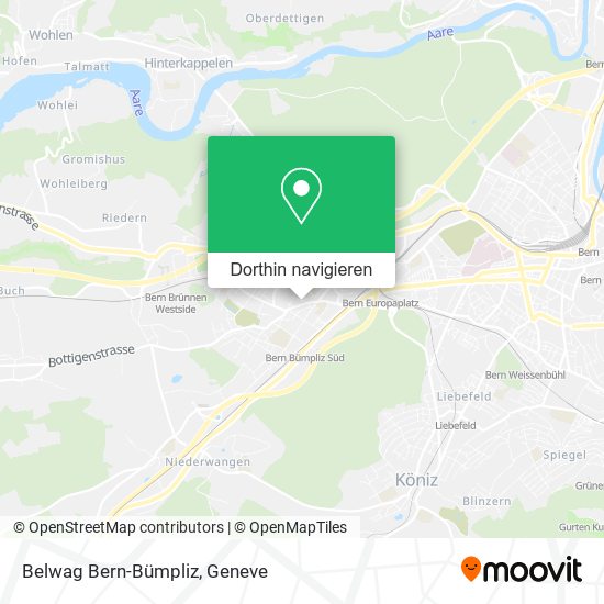 Belwag Bern-Bümpliz Karte