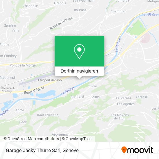 Garage Jacky Thurre Sàrl Karte