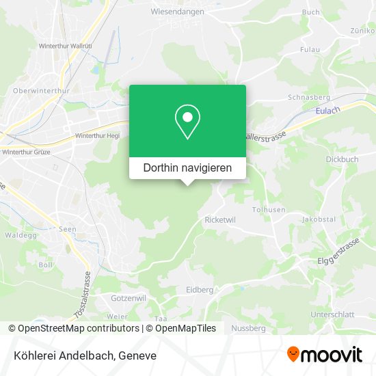 Köhlerei Andelbach Karte