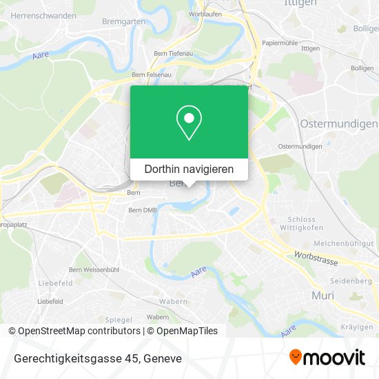 Gerechtigkeitsgasse 45 Karte
