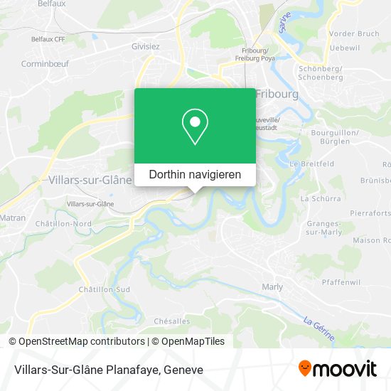 Villars-Sur-Glâne Planafaye Karte