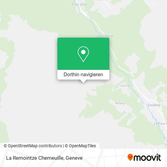 La Remointze Chemeuille Karte