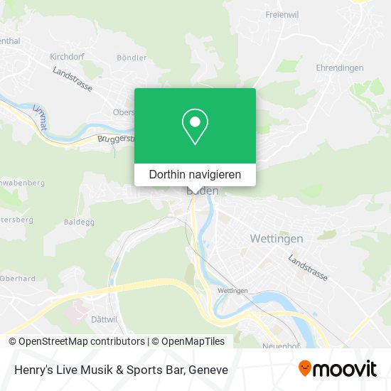 Henry's Live Musik & Sports Bar Karte