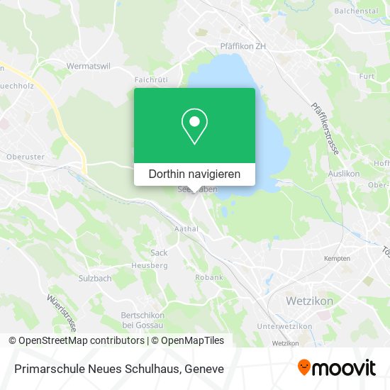 Primarschule Neues Schulhaus Karte