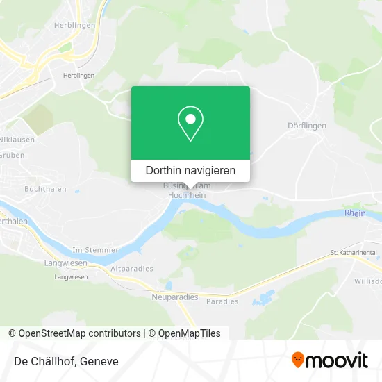 De Chällhof Karte