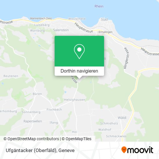 Ufgäntacker (Oberfäld) Karte