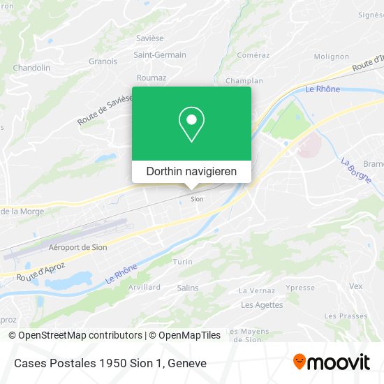 Cases Postales 1950 Sion 1 Karte