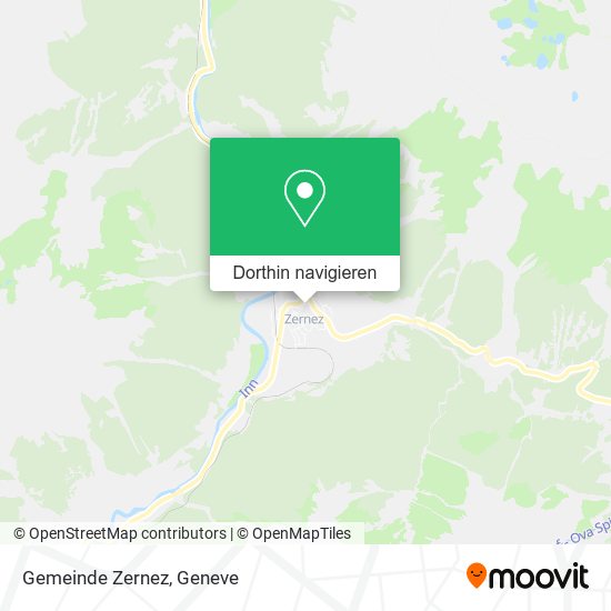 Gemeinde Zernez Karte