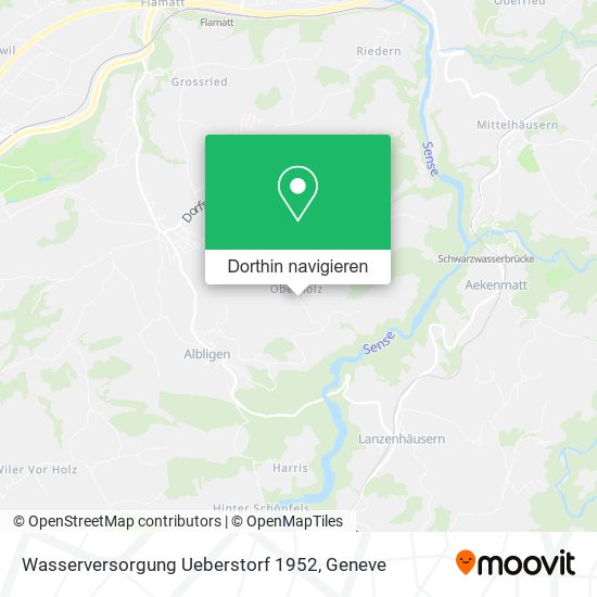 Wasserversorgung Ueberstorf 1952 Karte