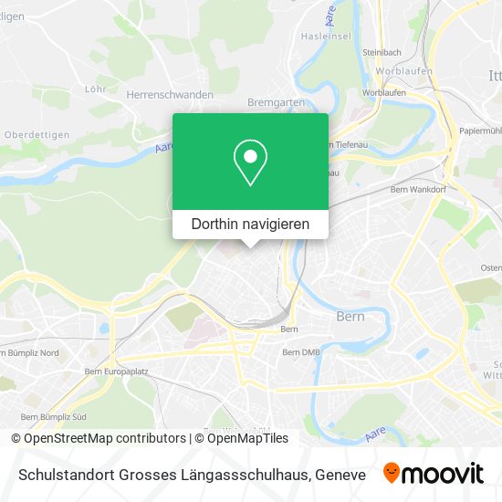 Schulstandort Grosses Längassschulhaus Karte
