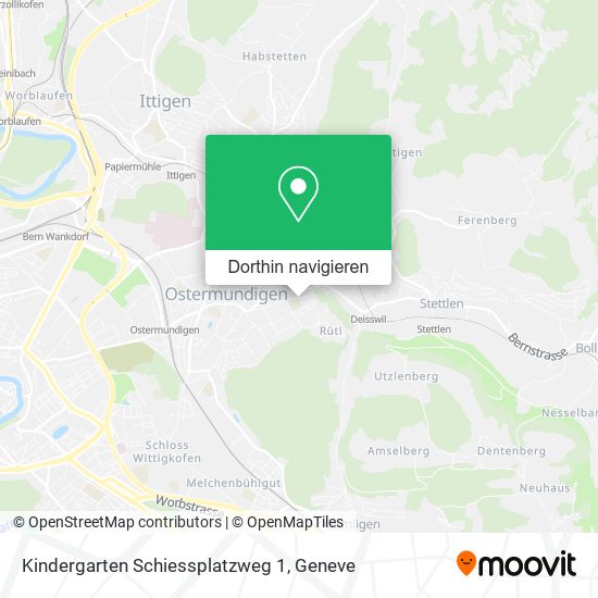 Kindergarten Schiessplatzweg 1 Karte