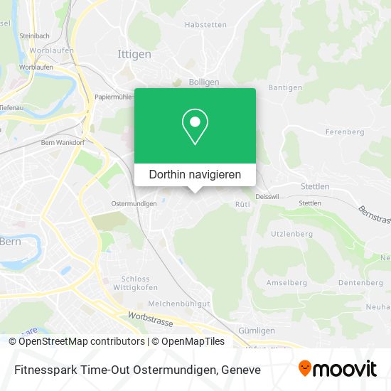 Fitnesspark Time-Out Ostermundigen Karte